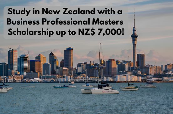 Fwd: Get Business Professional Masters Scholarship of Up to NZ$ 7,000 for Nov 2024 intake